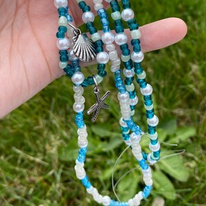 Ocean Charm Beaded Necklaces