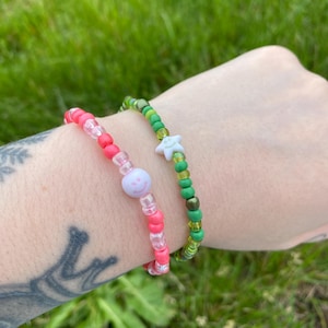 Rainbow Smiley Face Bracelets