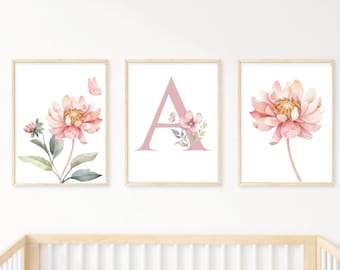 Blooming Beauty: Set of 3 Flower Posters for Nature-Inspired Decor