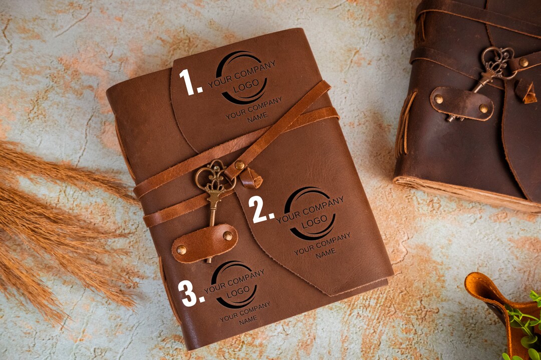 Gift With Your Company Logo, Custom Leather Journal, Engraved Journal ...