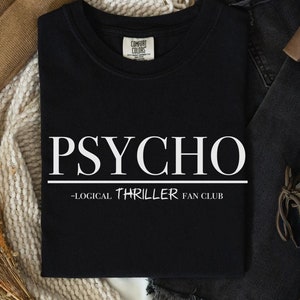 Psychological Thriller Fan Club Unisex T-shirt, Book and Movie Lover Tee, Graphic Tee, Shirt for Readers, Bookworm Gift, Horror Genre