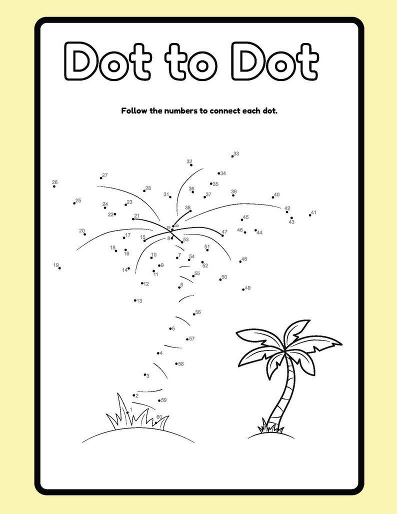 Printable summer fun activity book etsy