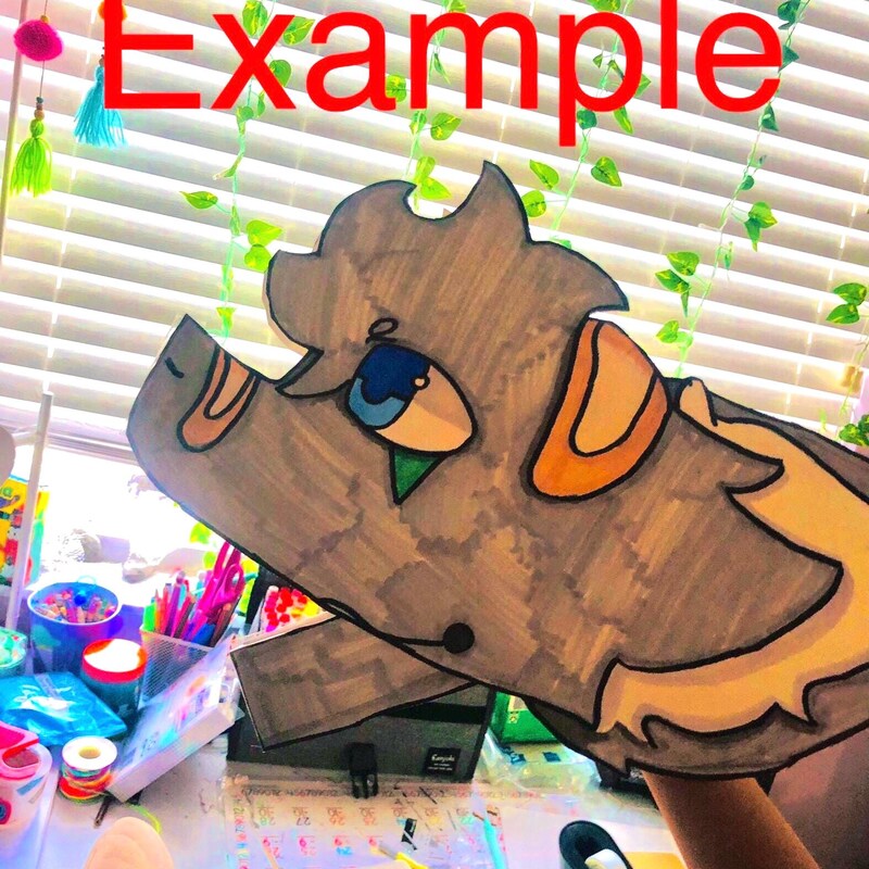 Forkscales Dragon Puppets - Etsy