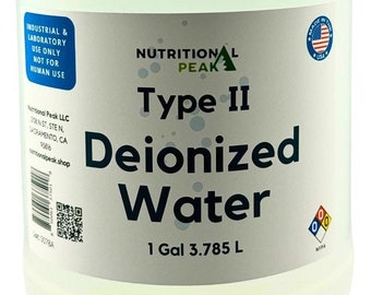 Nutritional Peak Type II Deionized Water - 1 Gallon (3.785 L)