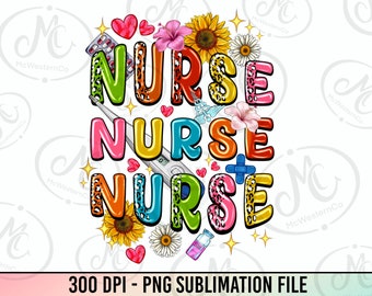 Nurse png sublimation design download, Nurse life png, Nursing png, western Nurse png, sublimate designs download