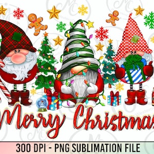 Christmas Gnomes Png, Christmas Gnome,Gnome Png,Digital Download, Merry Christmas, Christmas Png,Sublimation Designs Downloads,Gnome Png
