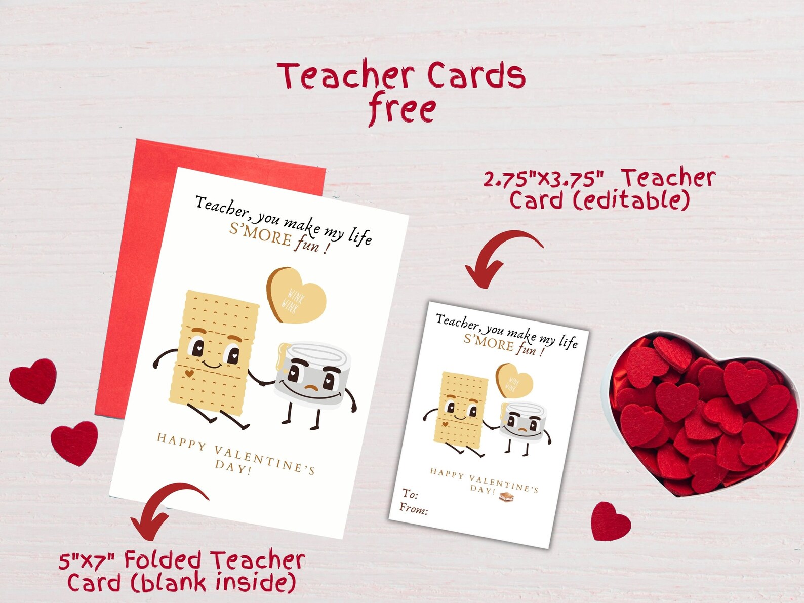 Editable Funny Food Valentine's Day Cards, Valentine's Day Classroom ...