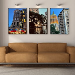 San Antonio River Walk Trio Wall Art Printable Digital Download