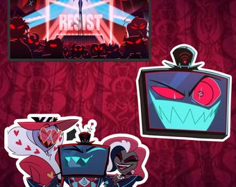 Hazbin Hotel Vox stickers
