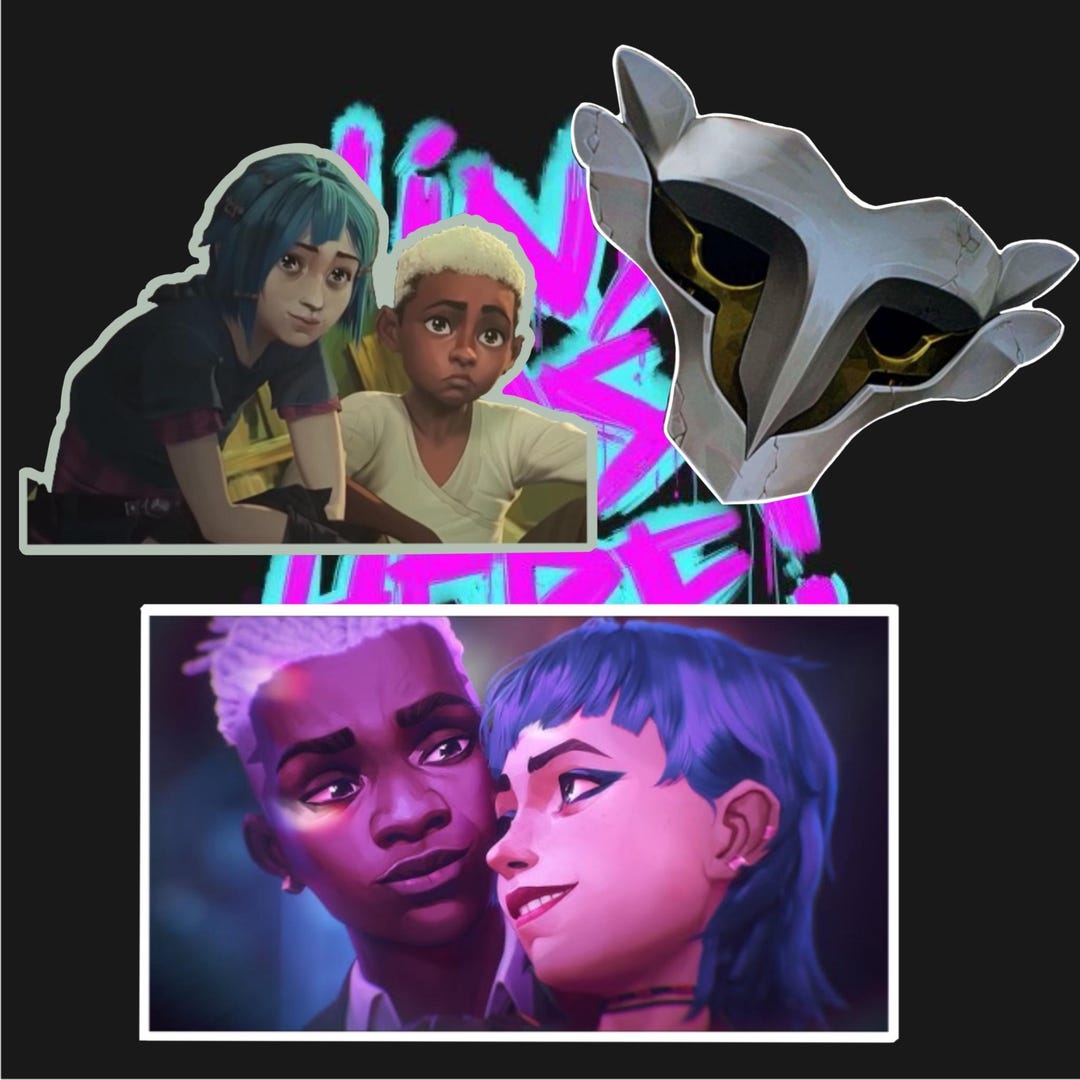 Netflix Arcane/league of Legends Powder and Ekko Stickers - Etsy