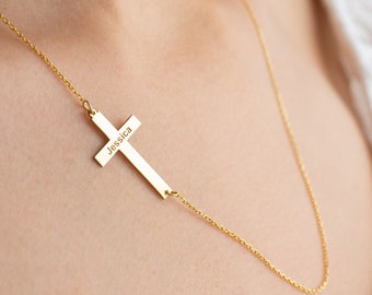 Pray Necklace - Holy Scripture Necklace - Bible Necklace - Faith Necklace - Jesus Tsar Necklace - Amen Necklace - Silver Cross Necklace