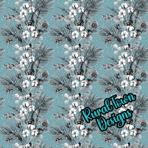 Cotton Printed Pattern Vinyl, 12&quot;x12&quot; vinyl, Permanant Adhesive vinyl, Tumbler Vinyl, Floral Vinyl