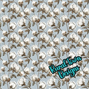 Cotton Printed Pattern Vinyl, 12&quot;x12&quot; vinyl, Permanant Adhesive vinyl, Tumbler Vinyl, Flowers