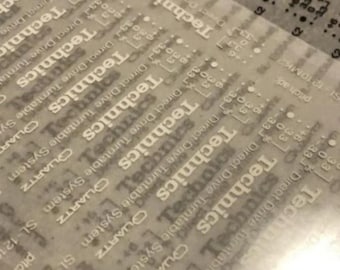 2 x Transfer Technics SL1200/SL1210 - Restauro professionale, mk2 o mk5