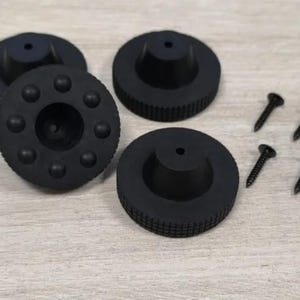 Sorbothane Anti-Vibration Feet for Hi-Fi Turntables | Technics, Pioneer, Audio-Technica, Sony, Thorens | Audio Vibration Isolators