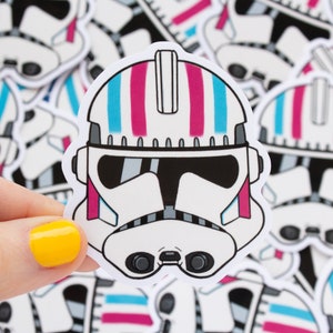 Sister Clone Trooper helmet sticker