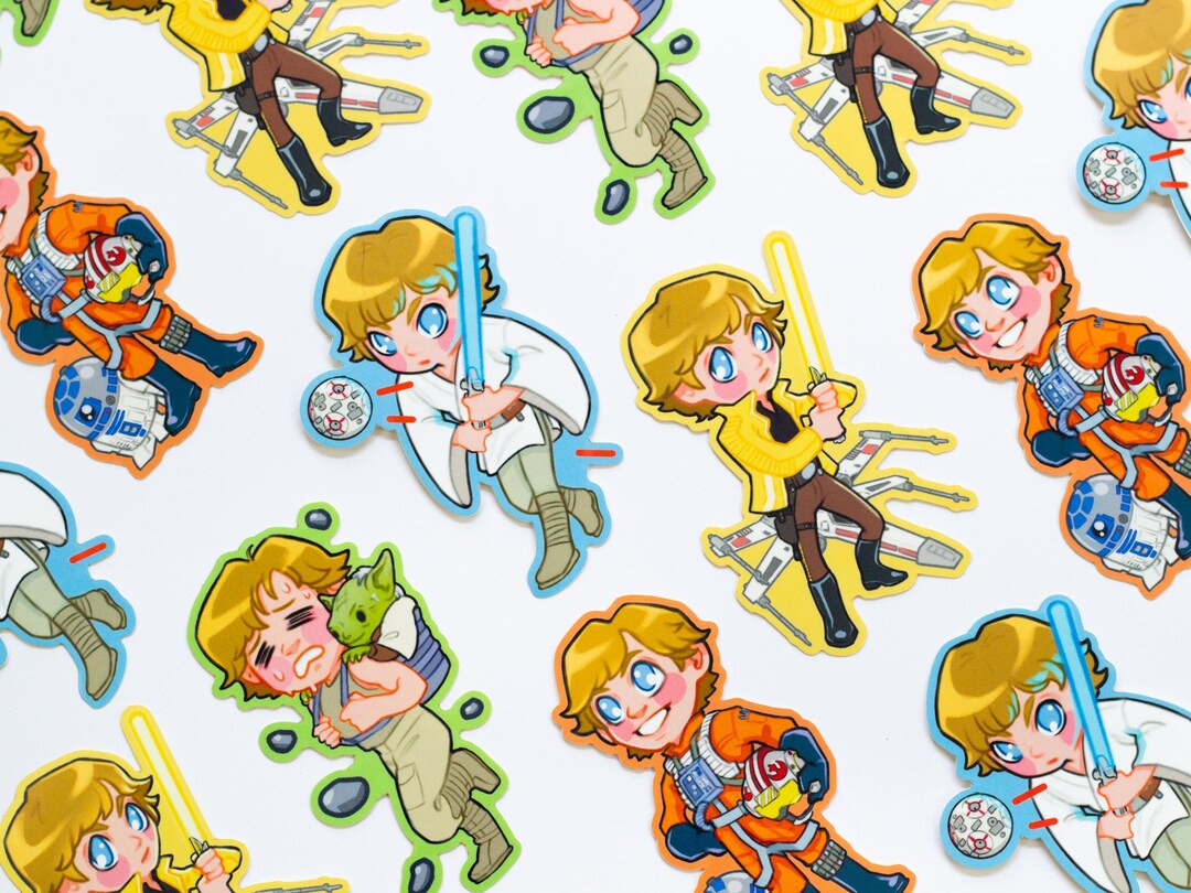 Luke Chapter Sticker Luke Skywalker Stickers - Etsy