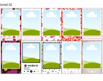 Instax Style Photo Printing Service | Print and Cut Mini Photo Scrapbook Journaling Picture Print