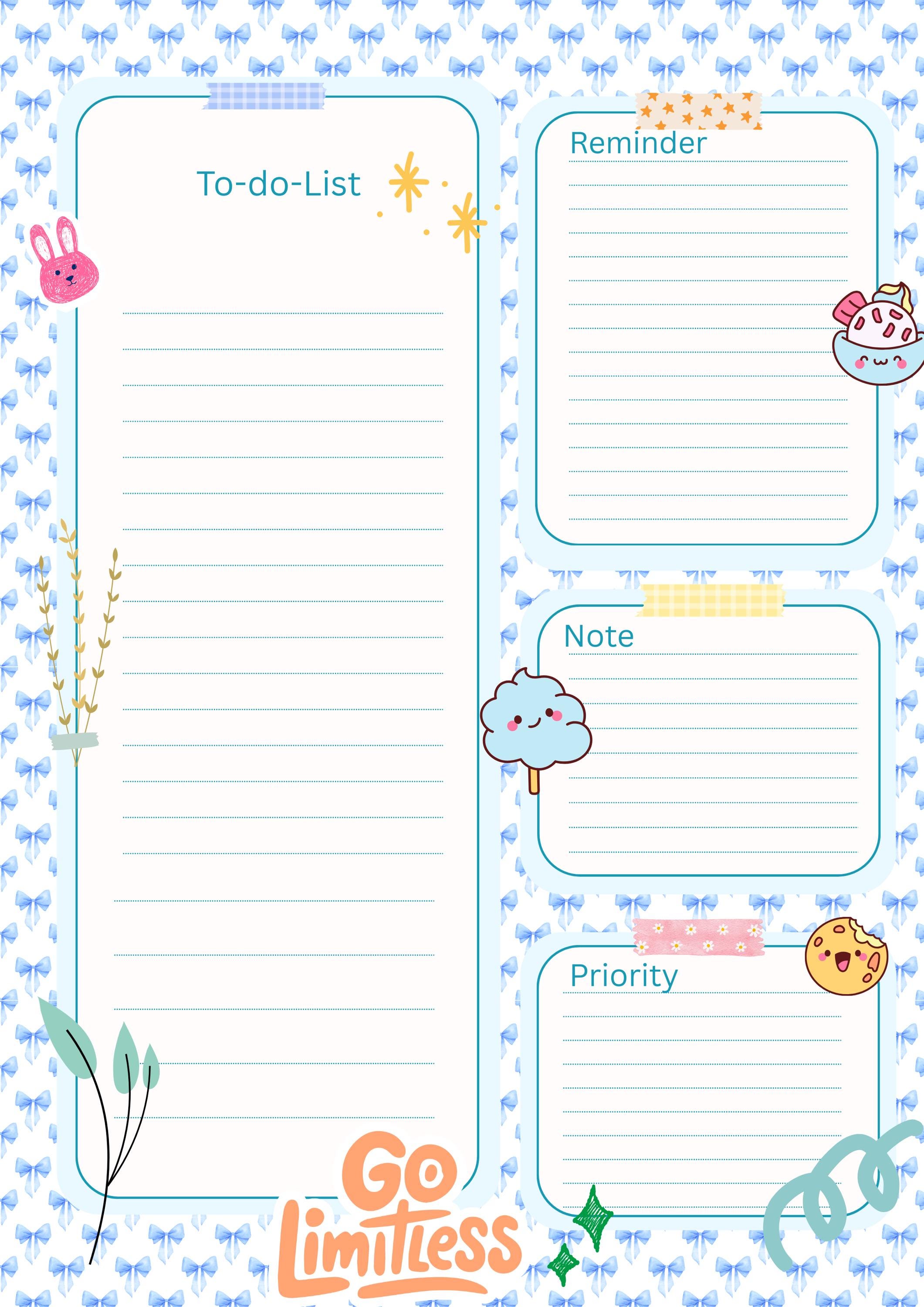 A5 Daily Planner Memo Pad | to Do List Stationery | 4 Designs - Etsy
