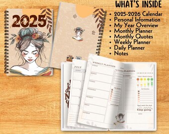 A5 Planner 2026 2027 | Monthly Weekly Daily Planner Undated Option | Productivity Goal Setting Journal