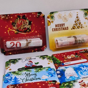 Porta soldi a cupola natalizio – Presentazione unica del denaro per le feste (6 design per confezione)