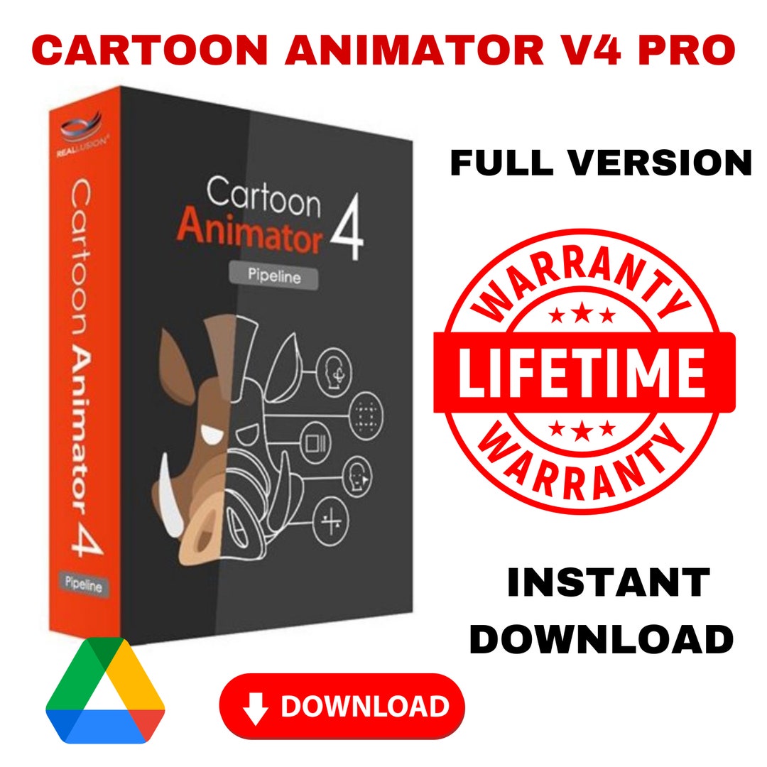 SOFTWARE ANIMASI Cartoon Animator V4 PRO Etsy
