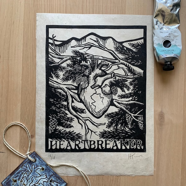 Mt. Mitchell Heartbreaker Race Print