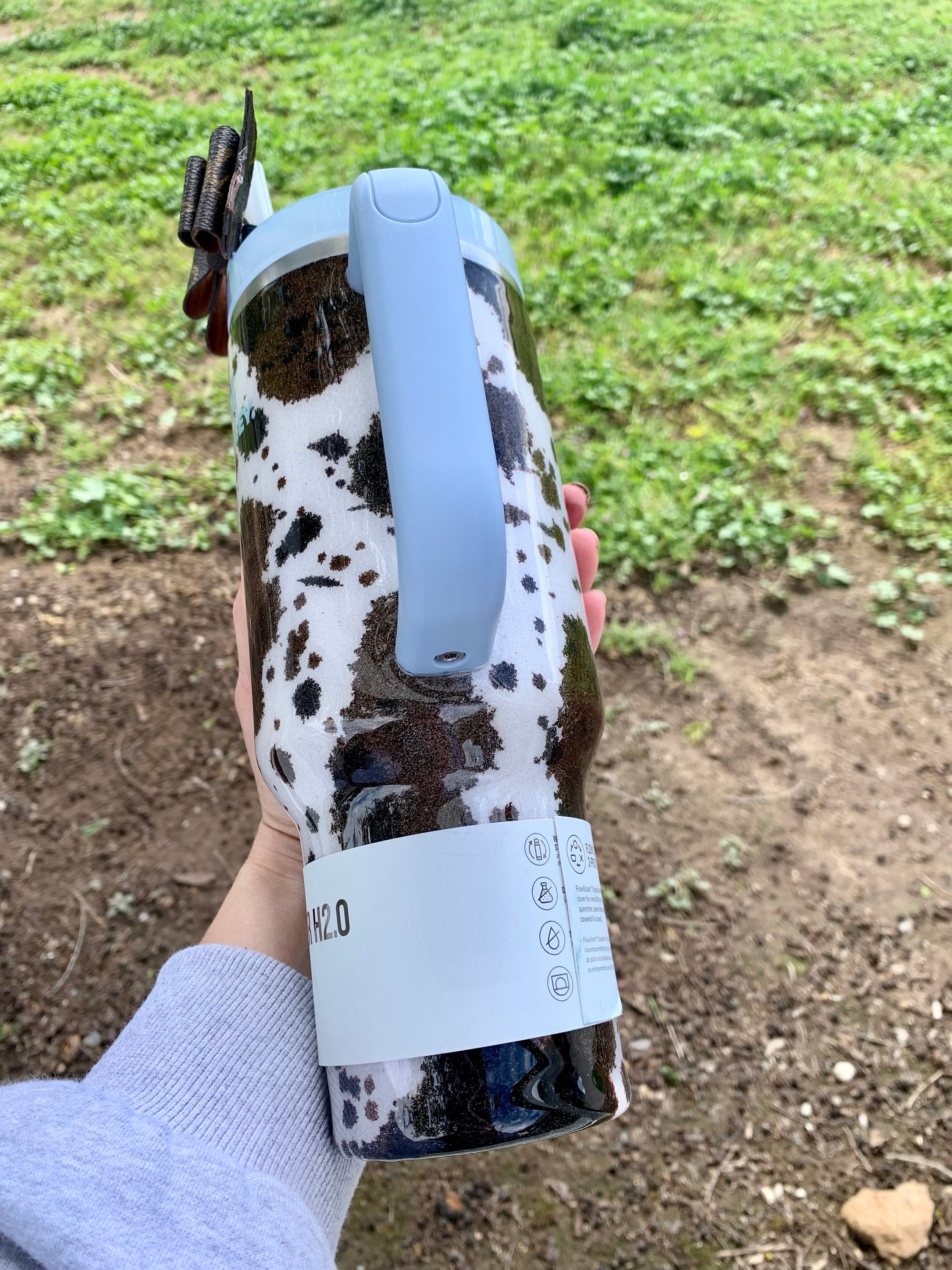 2月4日まで掲載　アンドビー　まとめ売り　新品未使用 Custom Cow Hide - Authentic Stanley Tumbler - Epoxy Glitter