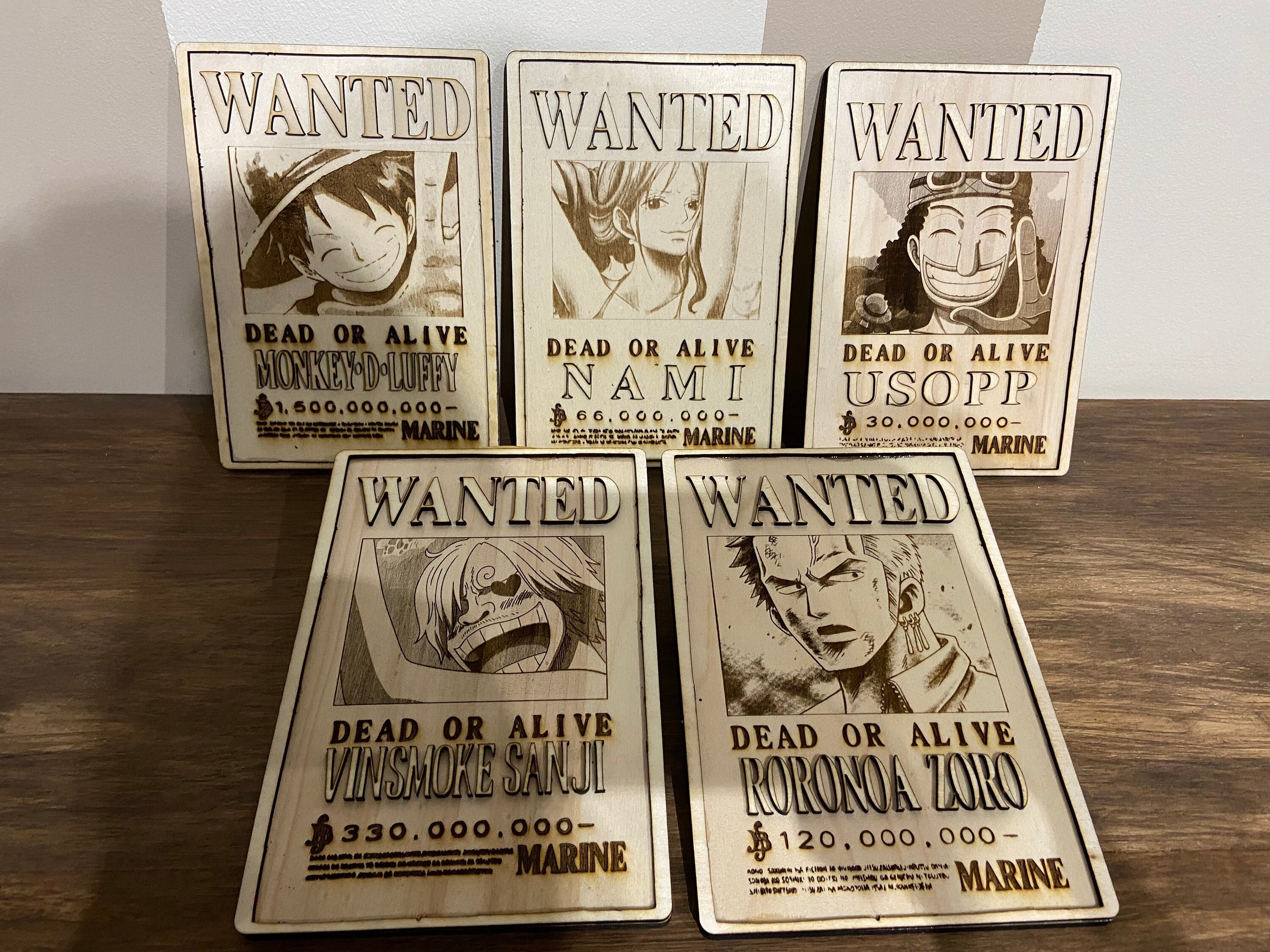 One Piece Wanted Poster One Piece Wallpaper Big Size 42*29cm