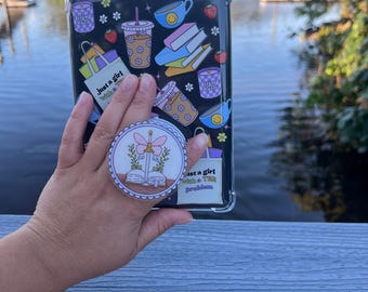 Vlinderzwaardboek MagSafe-telefoongreep | Cadeau fantasieboekliefhebber