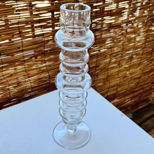 Heavy clear glass vase - Etsy 日本