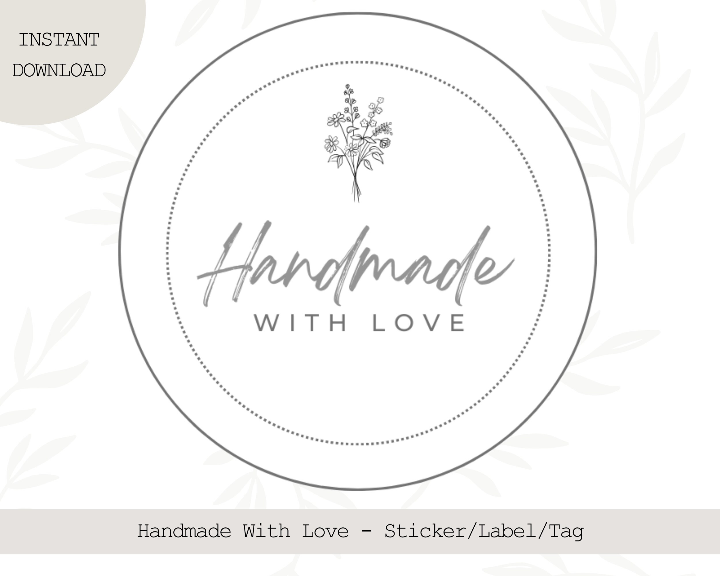 Printable Labels for Handmade Items