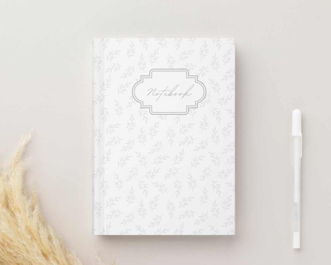 Hardcover Journal Lined Journal Hardcover Floral Notebook Etsy