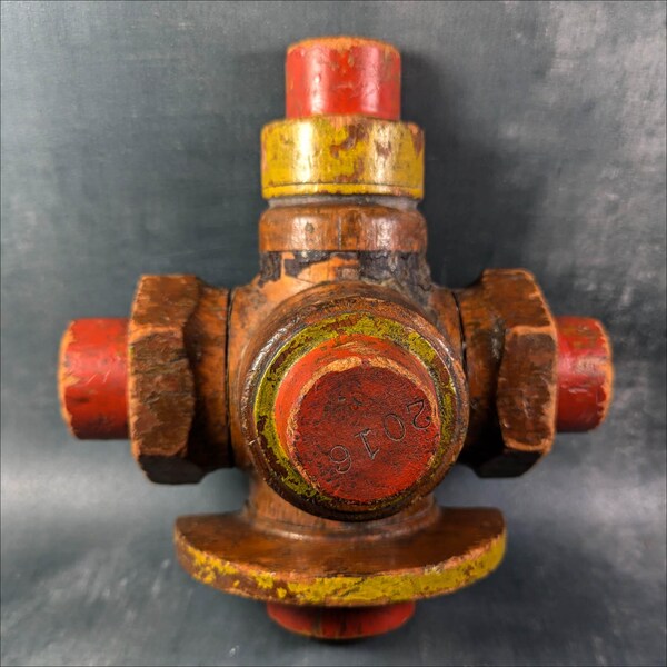 Wood Foundry Manufacturing Mold #1 - distressed vintage decor, photo prop, wall decoration, steampunk core aesthetic, architectural decor