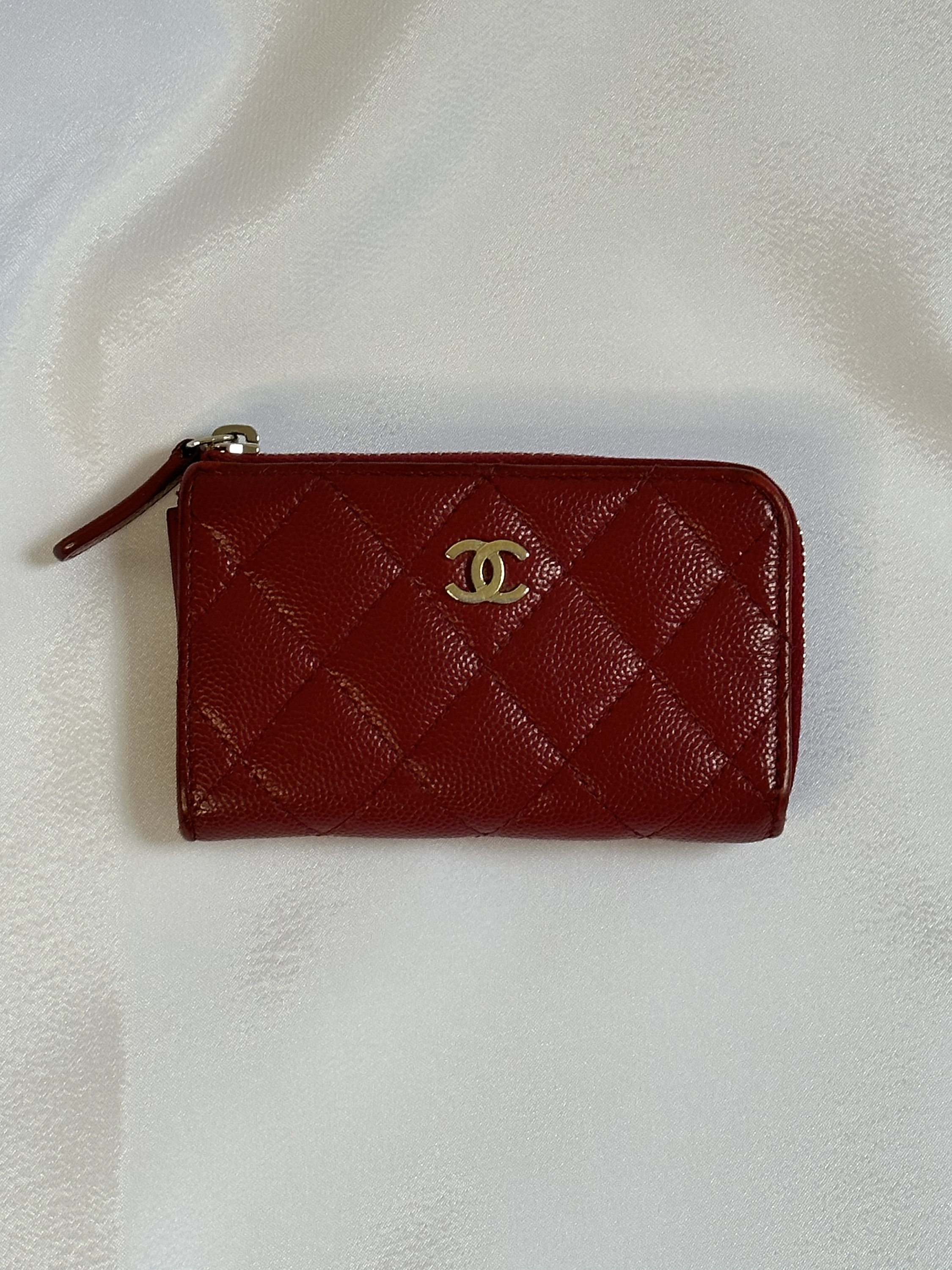 chanel key pouch