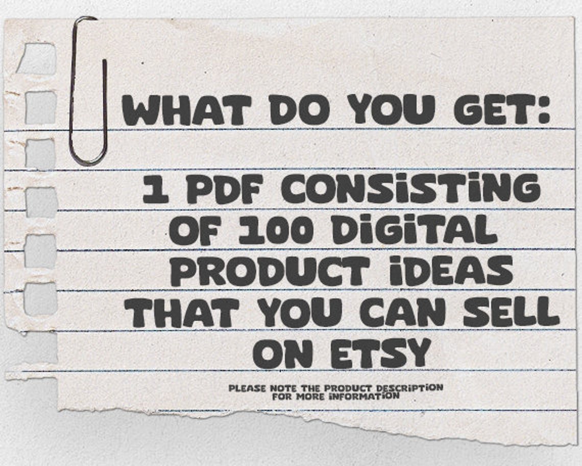 100 Fitness Themed Digital Product Ideas for Etsy Success Instant PDF