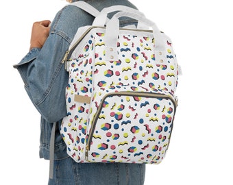 Colorful Multifunctional Diaper Backpack