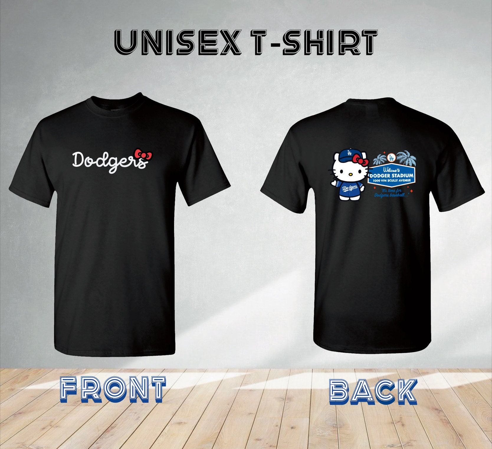Hello Kitty Dodgers Apparel, Hello Kitty Dodgers Hoodie