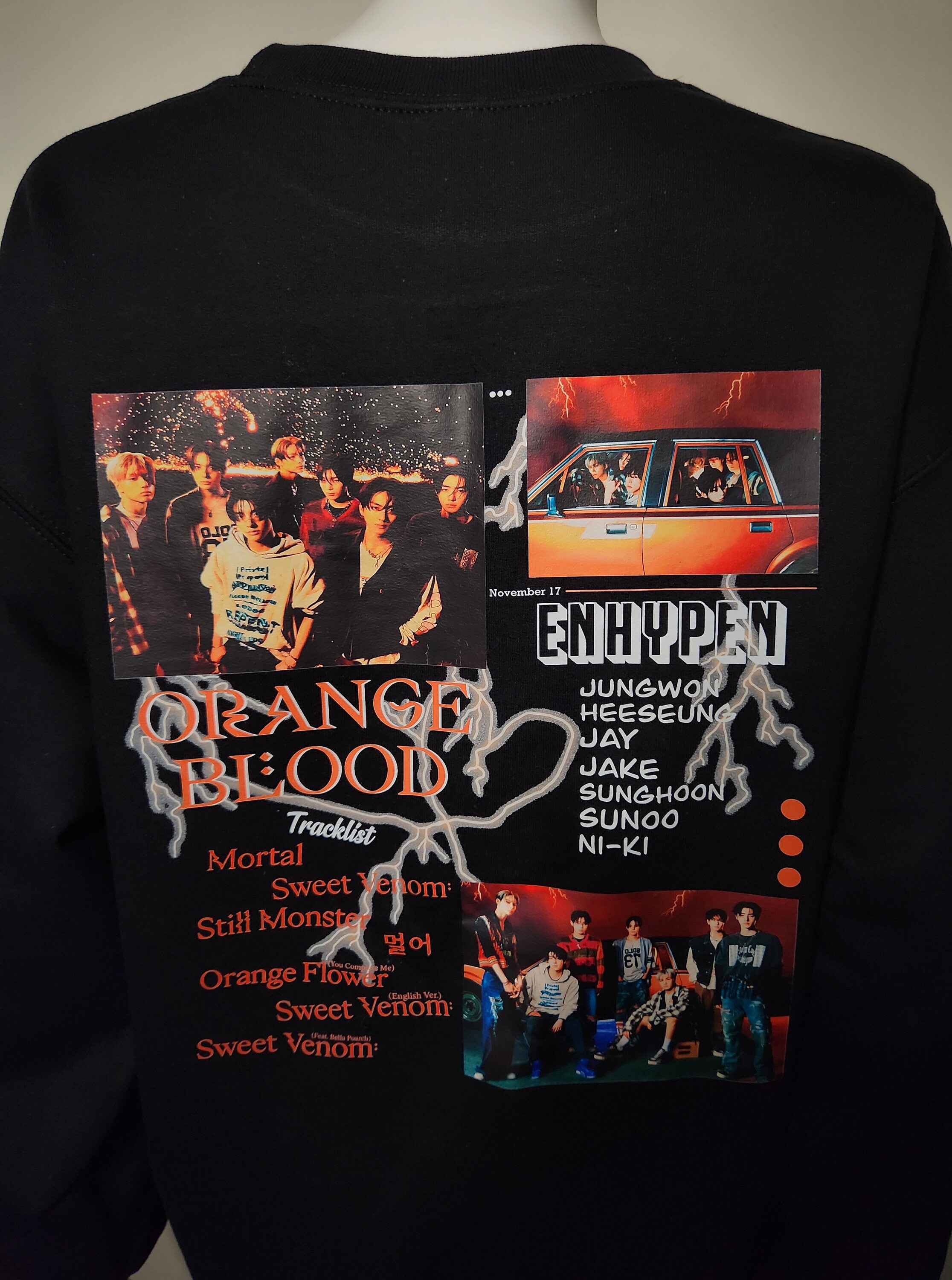 Orange Blood Album Apparel, Enhypen Orange Blood Hoodie