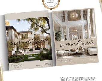 Real Estate Buyer & Seller Guide Bundle, Realtor Marketing (PDF) | Real Estate Templates | Real Estate Listing Presentation