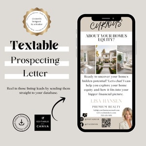 Real Estate Textable Business Card Template, Modern Business Card,  Ecard Template for Real Estate Agents, Real Estate Business Cards