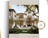 Real Estate Seller's Guide, Realtor Marketing Templates (Canva PDF)