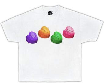 Camiseta gráfica cuadrada More Life Tabs, de gran tamaño, con gráficos, para uso urbano, Y2K, divertida, para regalo de Navidad, meme, para niños.