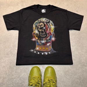 00s DIESEL archive y2k pank opium skull（Opium T Shirt - Etsy）