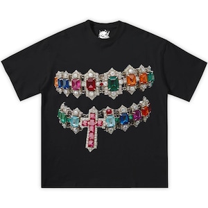DIAMOND PERC T-SHIRT, Opium, Y2k, Fashion, Streetwear