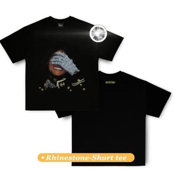 Michael RHINESTONE Glove Streetwear Shirt, graphic tshirt, oversized shirts, Jackson, MJ , gift, rhinestone