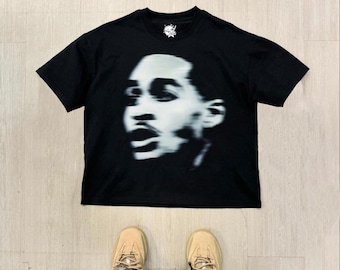 Camiseta Jordan Poole Blur Graphic Boxy, extragrande, gráfica, camiseta, ropa urbana, Y2K, divertida, camiseta de regalo, camiseta, meme, niños, baloncesto