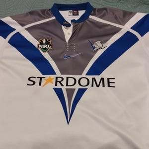 Canterbury Bulldogs Nike Jersey 1999 2xl - Etsy Australia