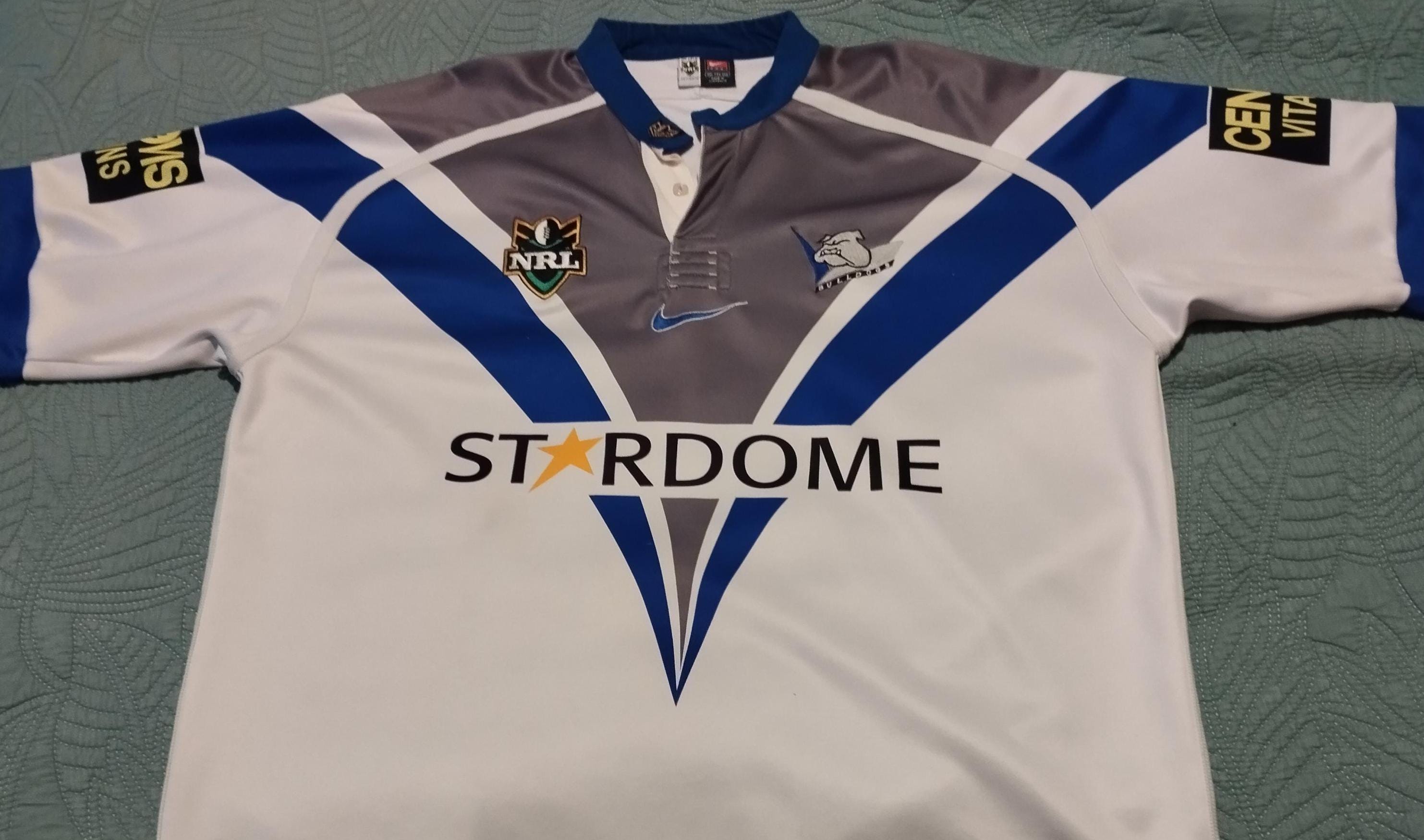 Canterbury Bulldogs Nike Jersey 1999 2xl - Etsy