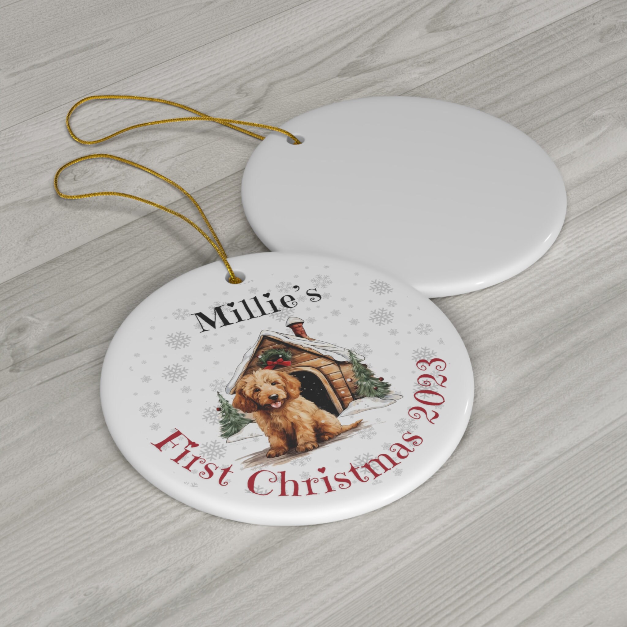 Puppy's First Christmas Ornament 